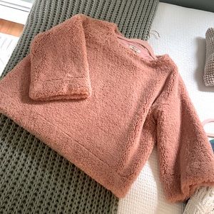 Madewell Faux Fur Sweater